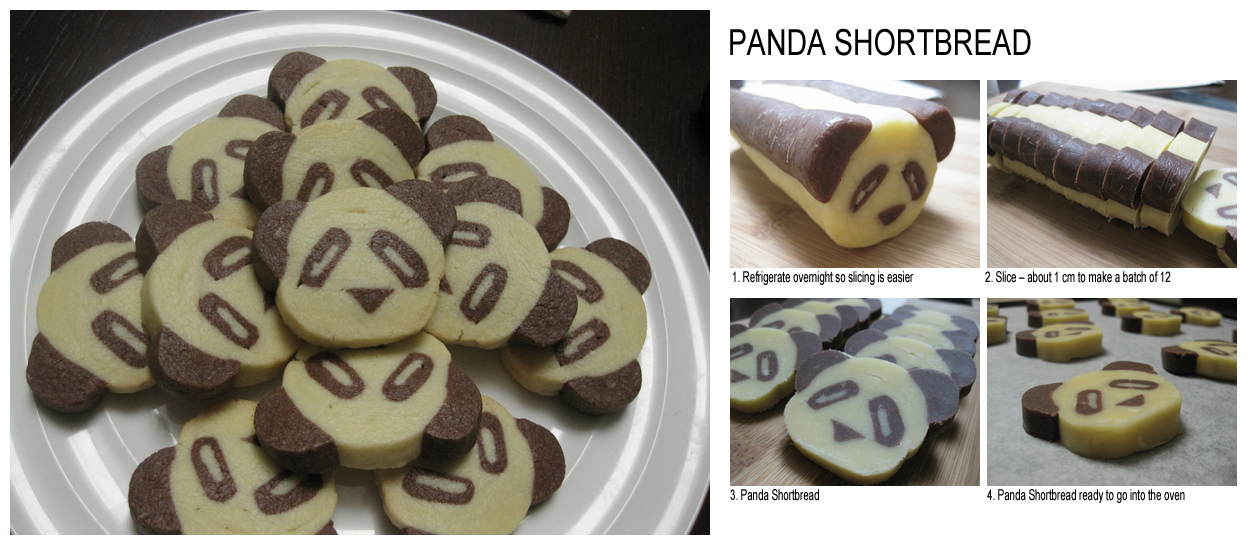 Panda Shortbread