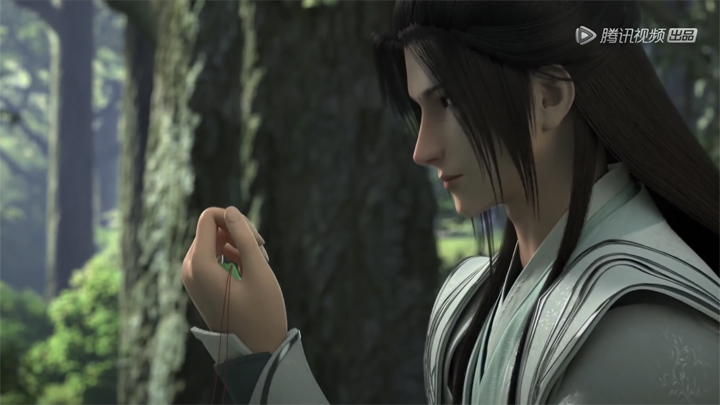 Shen Qing Qiu finds Luo Bing He's jade necklace