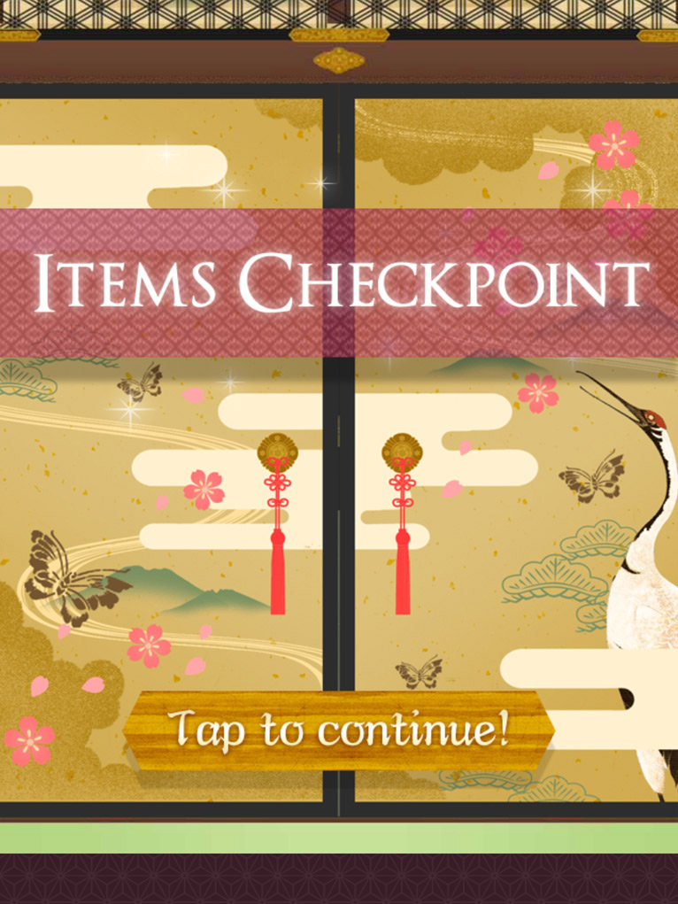 Ninja Love - Checkpoints in the game.