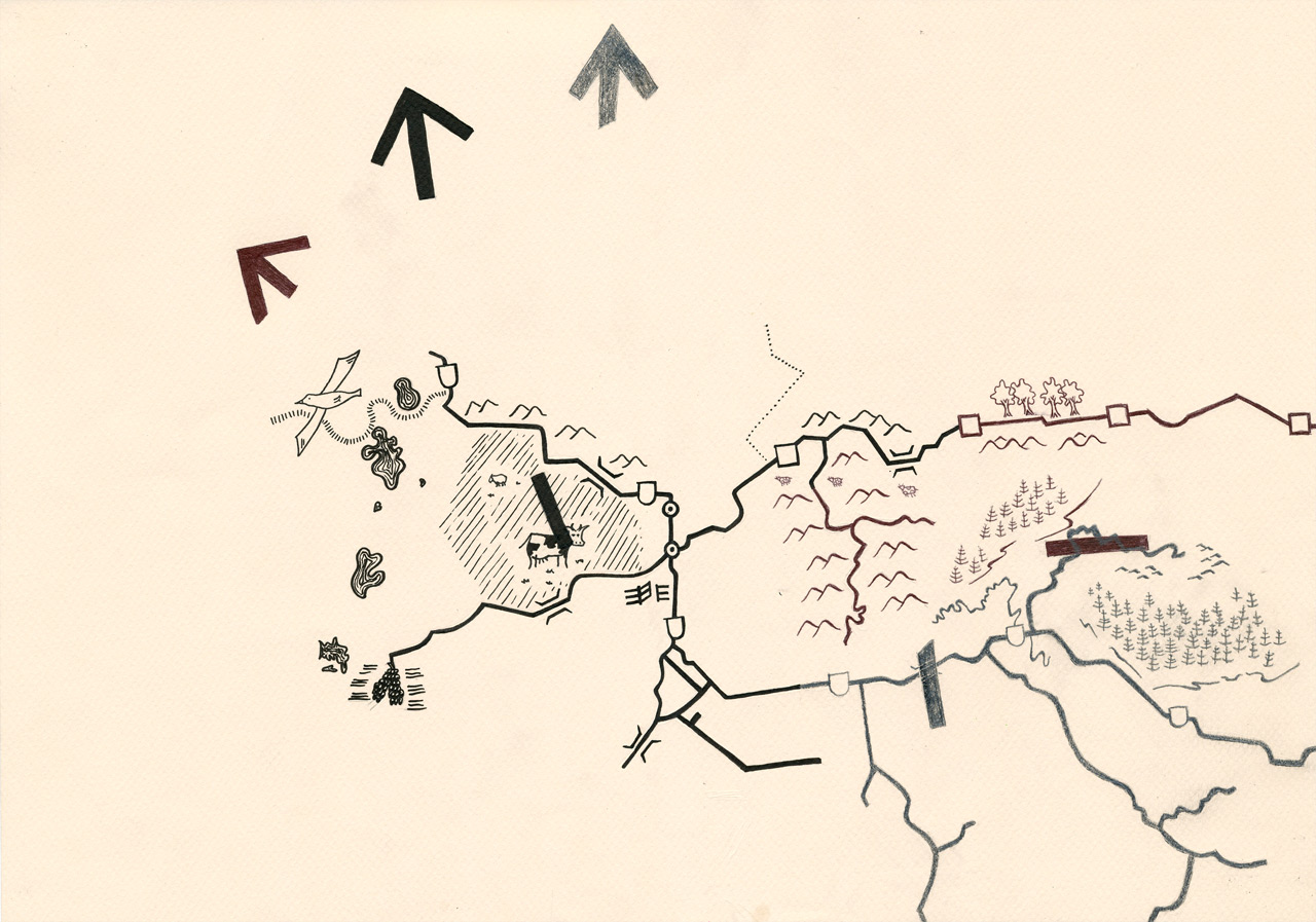 Graphic: Short Film Prop - Map C.