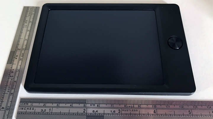 LCD Writing Board - Size