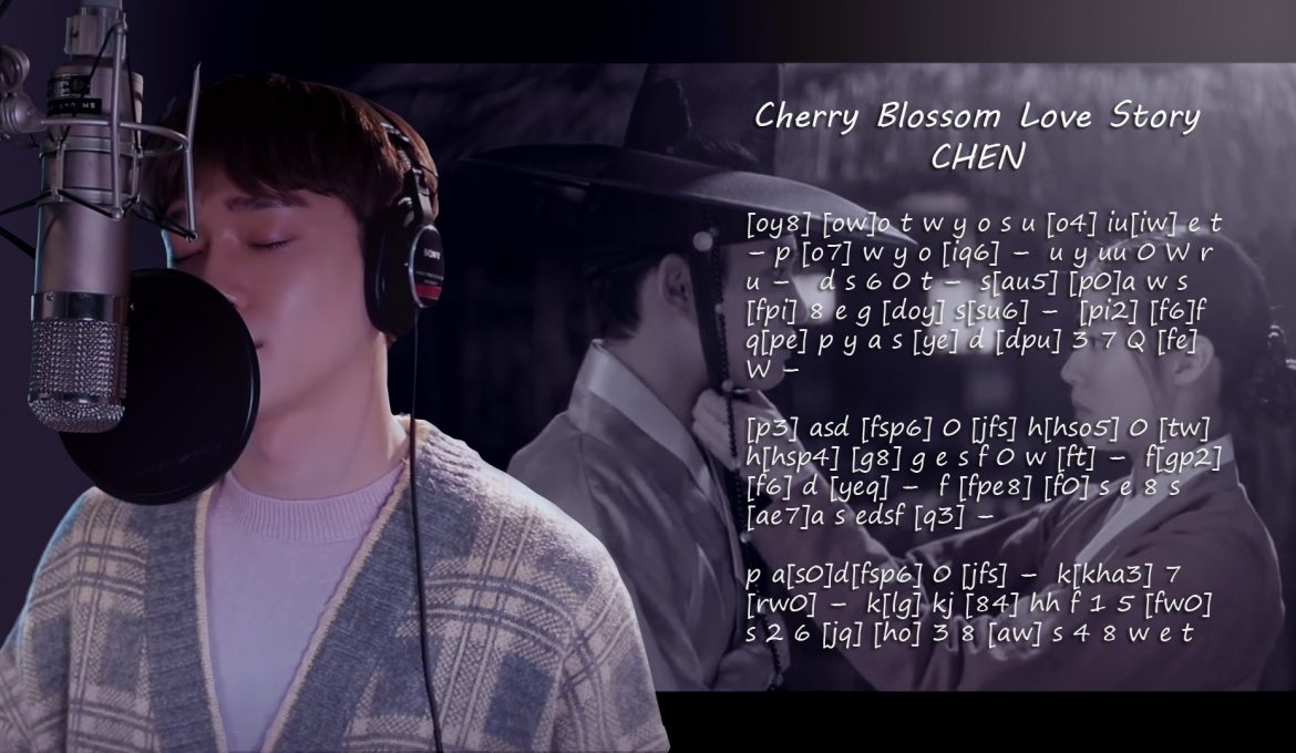 Virtual Piano Sheet Music for 100 Days My Prince OST, Cherry Blossom Love Story by EXO's Chen