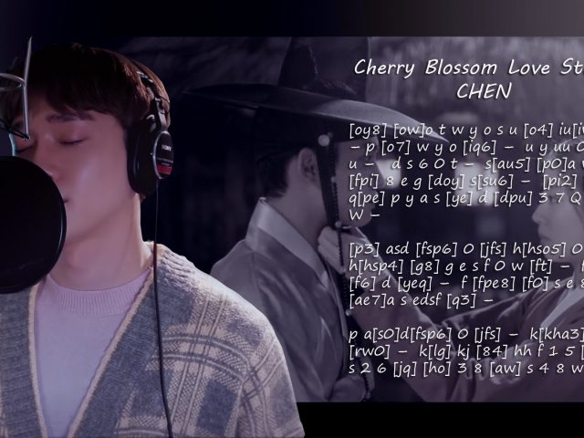 Virtual Piano Sheet Music for 100 Days My Prince OST, Cherry Blossom Love Story by EXO's Chen